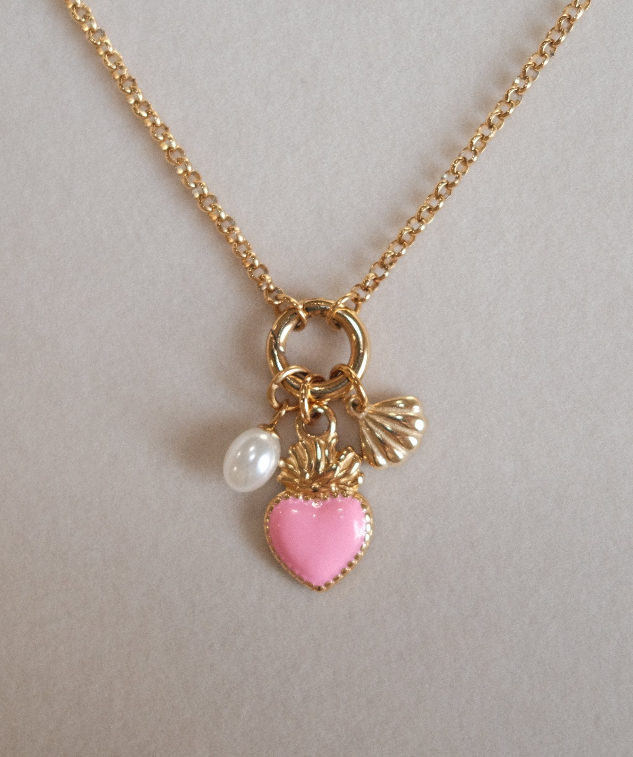 Pink Heart Charm
